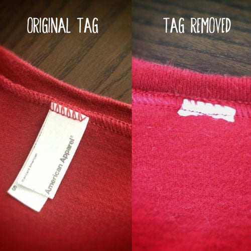 Tag Removal at Threadbird